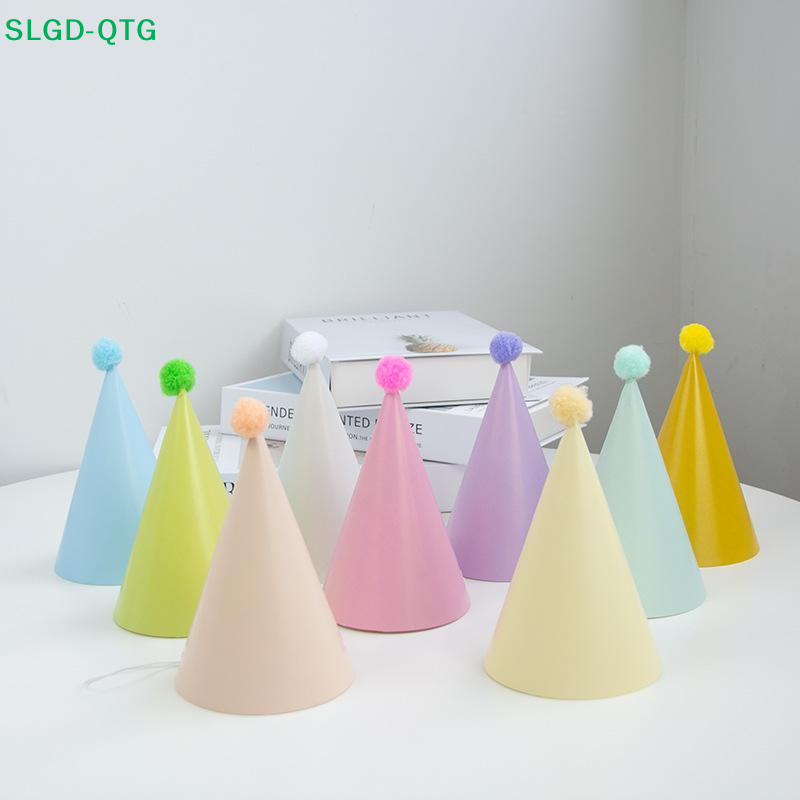 Party Hat Cone - 5/6/9/12 buah Topi Pesta Ulang Tahun