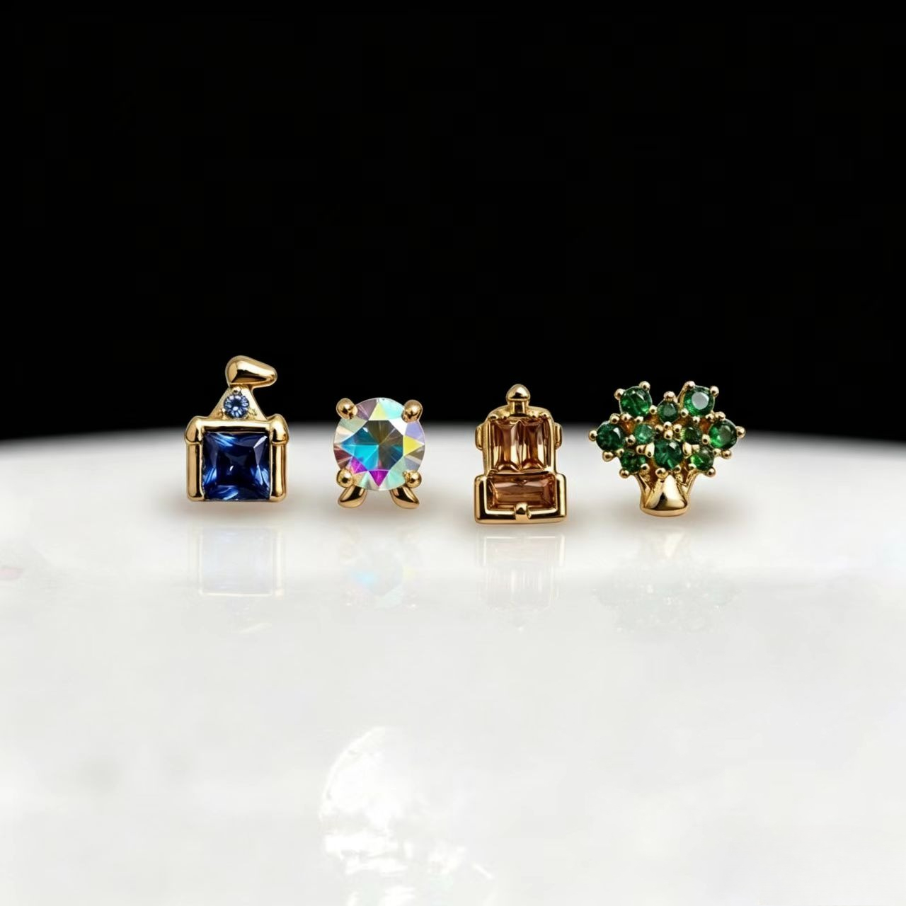Event Party - Anting-anting Stud Taman Hiburan Lucu dan