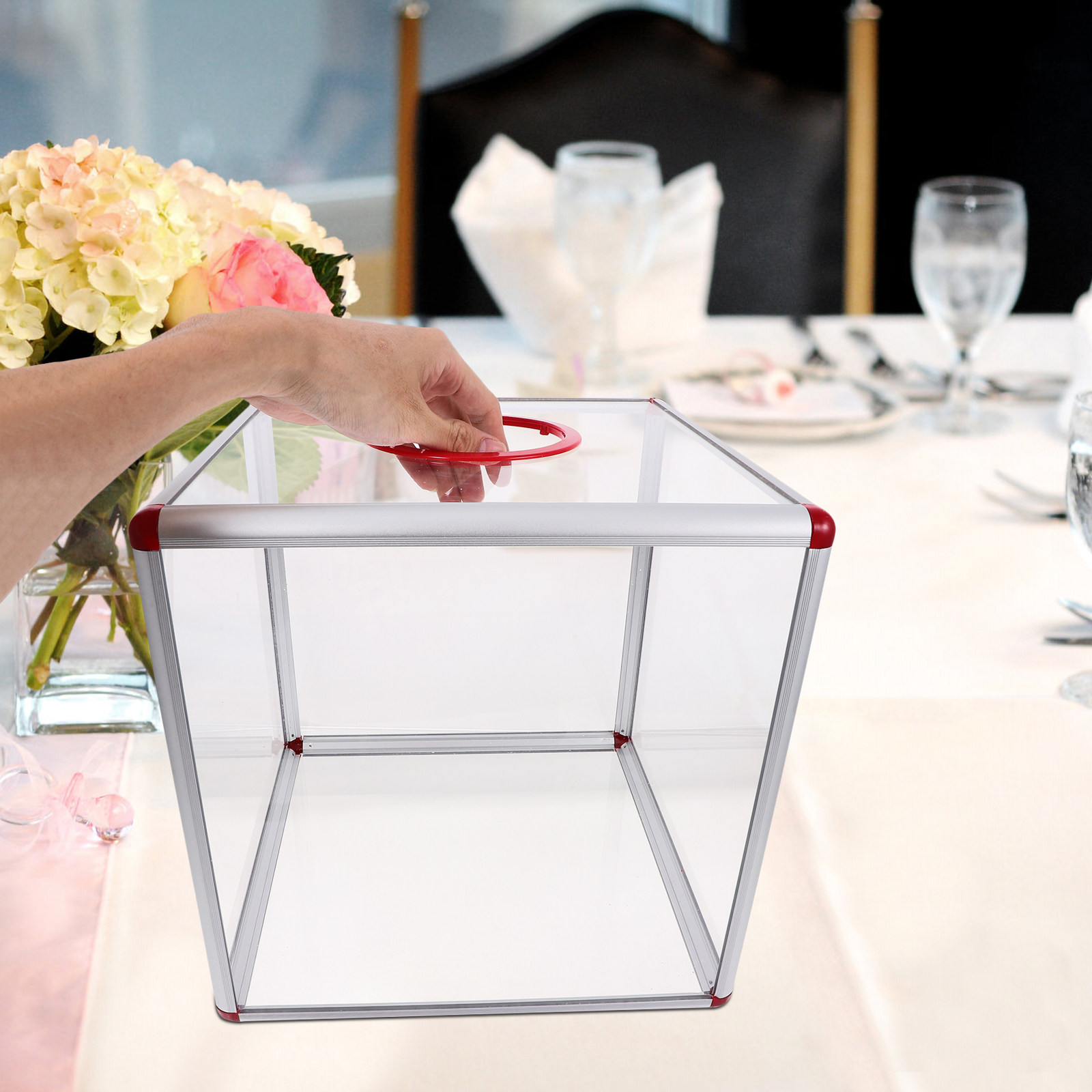 Kotak Undian Akrilik Besar dan - Event Party Box ulasan dan harga