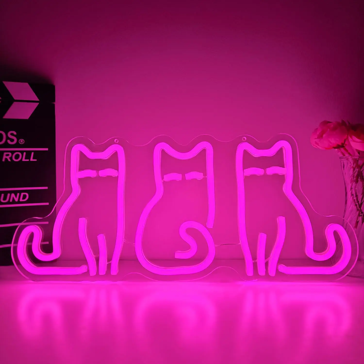 Lampu Neon USB LED berbentuk K - Neon Sign Party ulasan dan harga