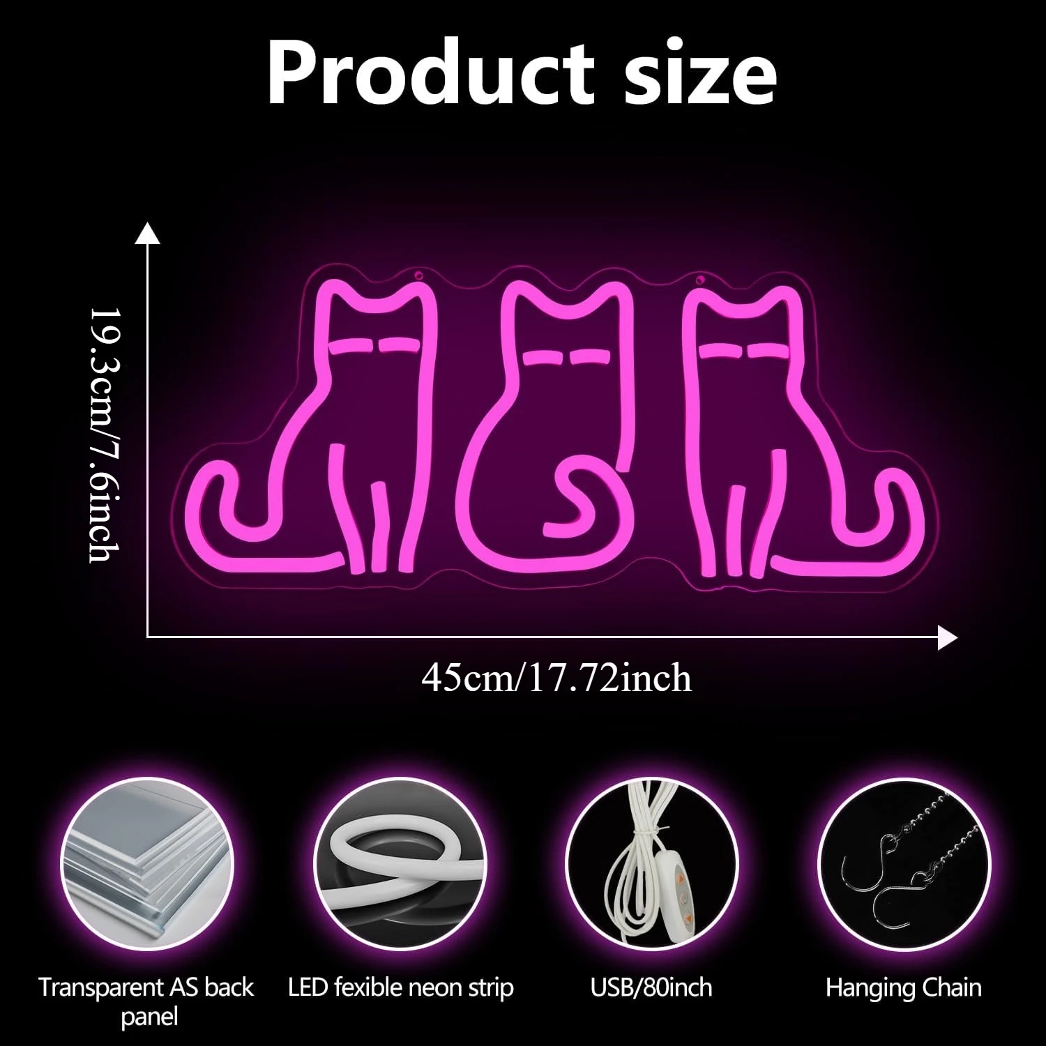 Lampu Neon USB LED berbentuk K - Neon Sign Party ulasan dan harga