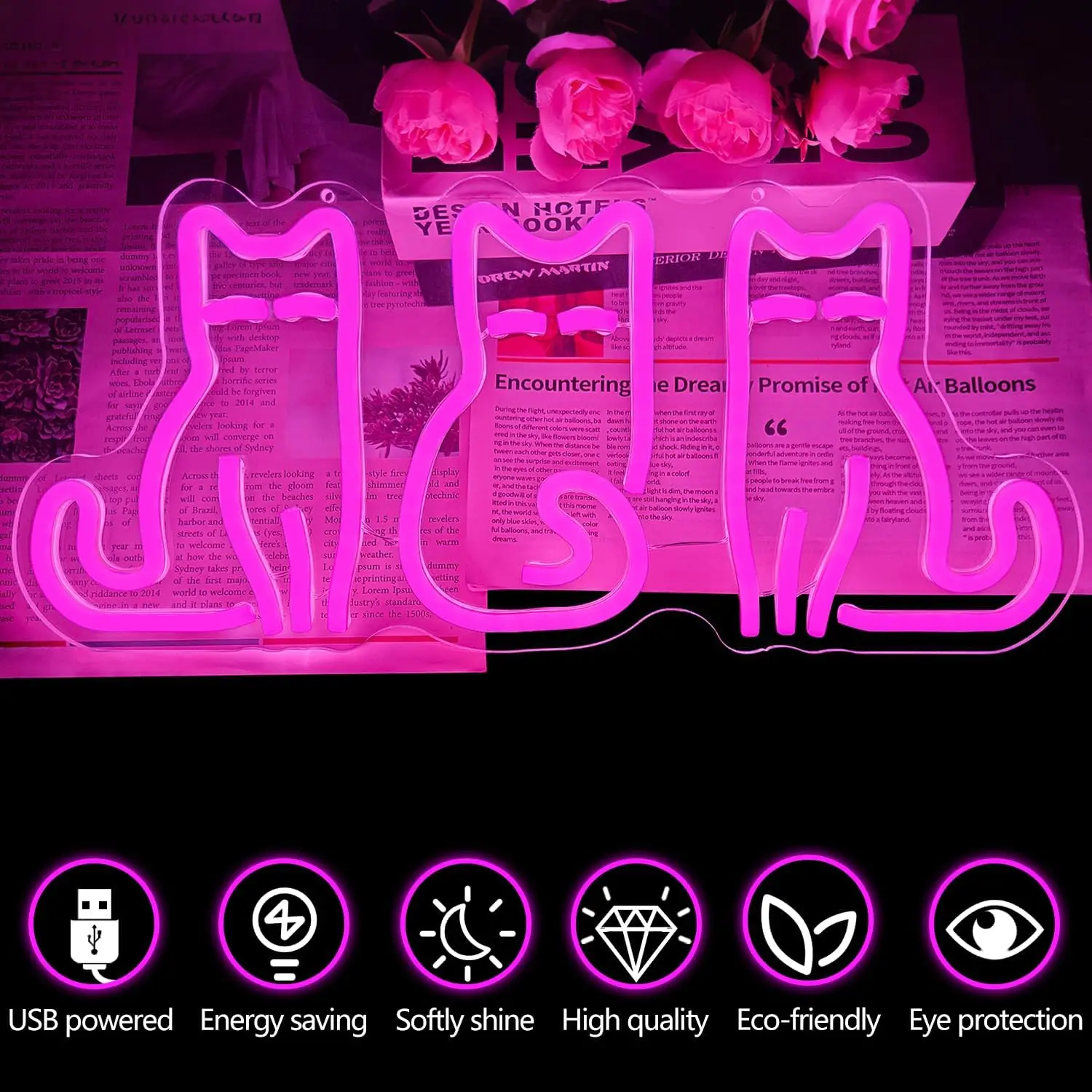 Lampu Neon USB LED berbentuk K - Neon Sign Party ulasan dan harga