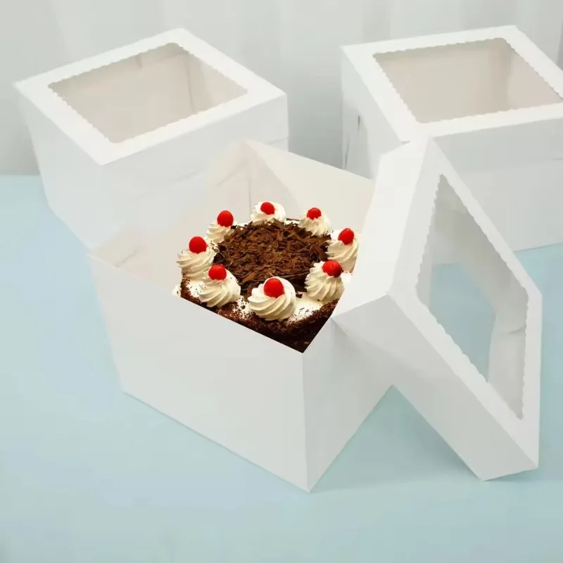 2/4/6 buah Kotak Kue Putih, Be - Event Party Box ulasan dan harga