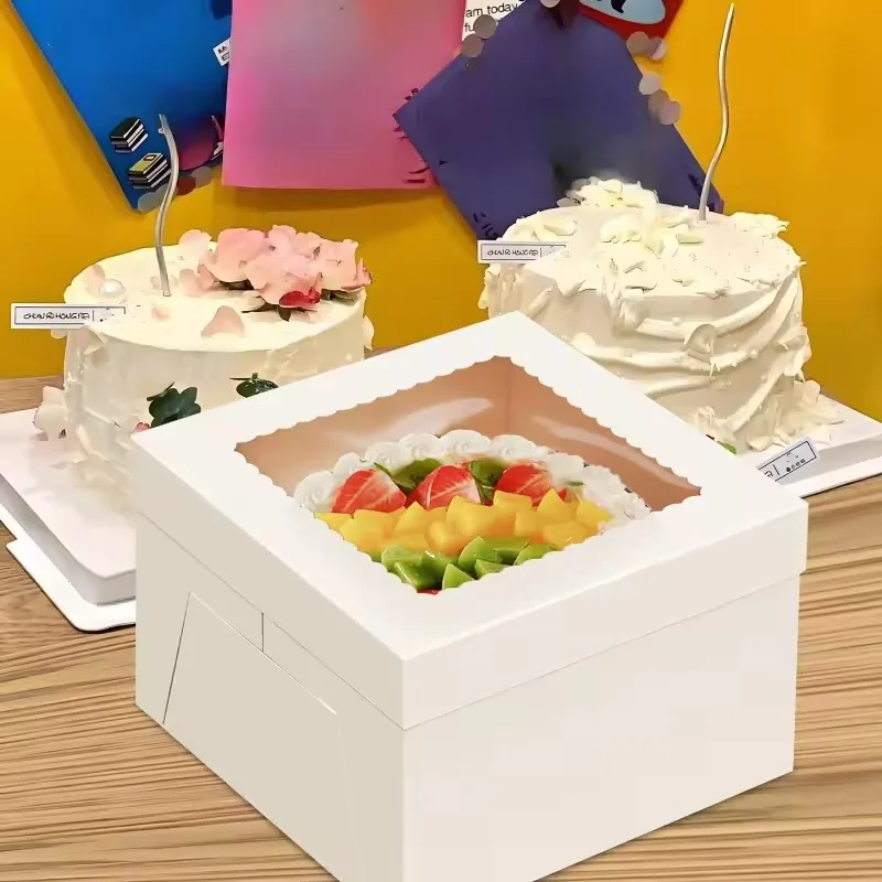 2/4/6 buah Kotak Kue Putih, Be - Event Party Box ulasan dan harga