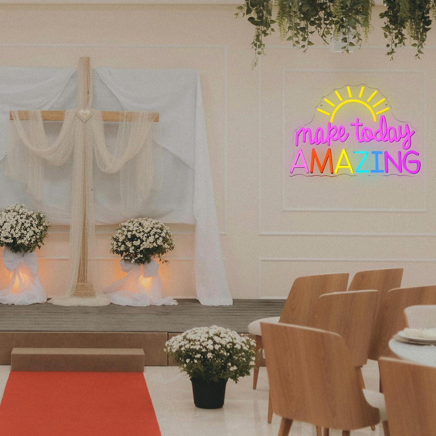 Buat Hari Ini Menarik dengan L - Neon Sign Party ulasan dan harga