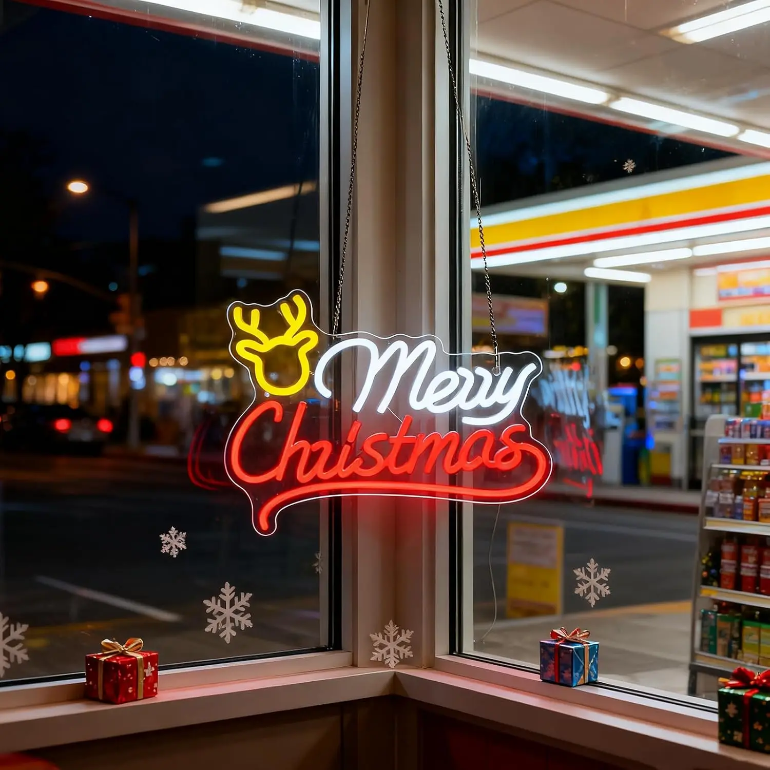 Selamat Natal, Lampu Neon Rusa - Neon Sign Party ulasan dan harga