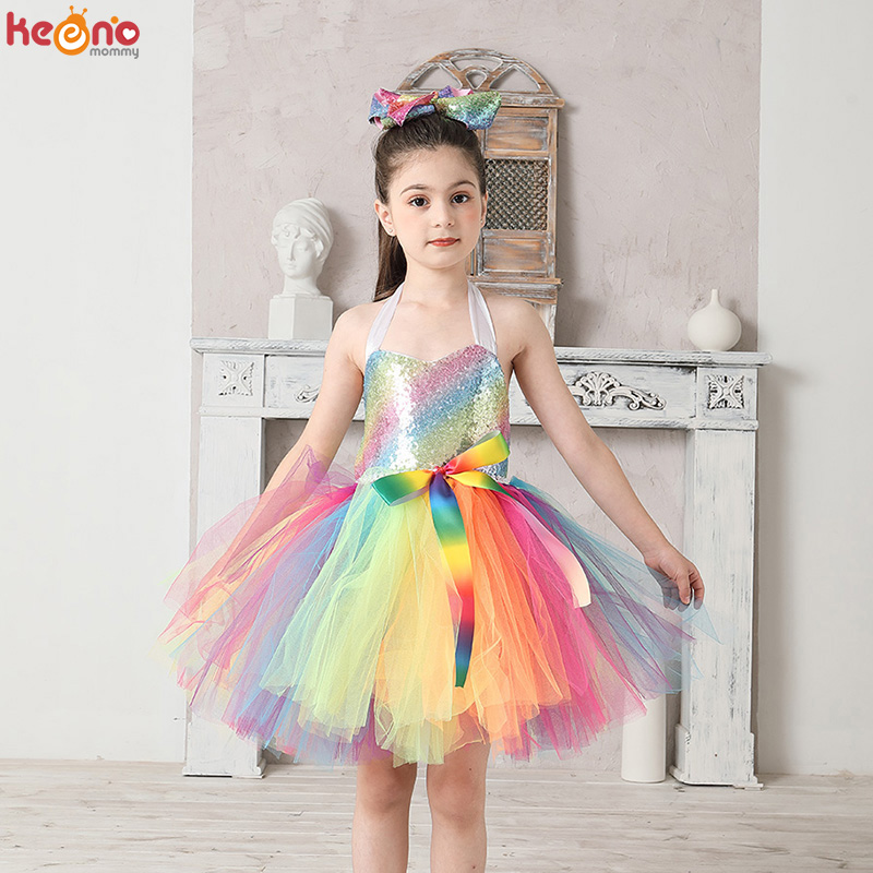 Rainbow Payet Gadis Putri Gaun - Glitter Tablecloth ulasan dan harga