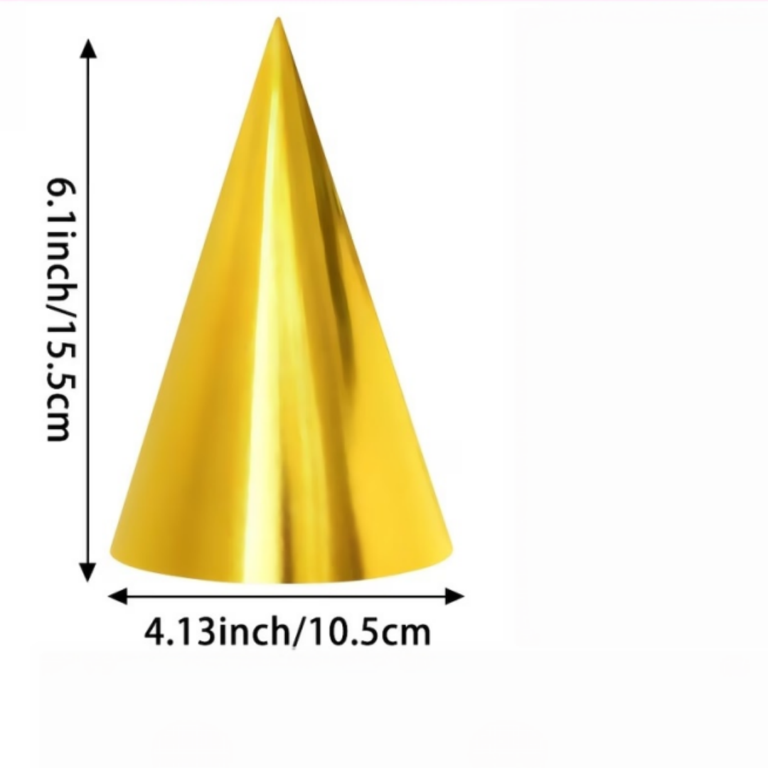 10 buah topi pesta ulang tahun - Party Hat Cone ulasan dan harga