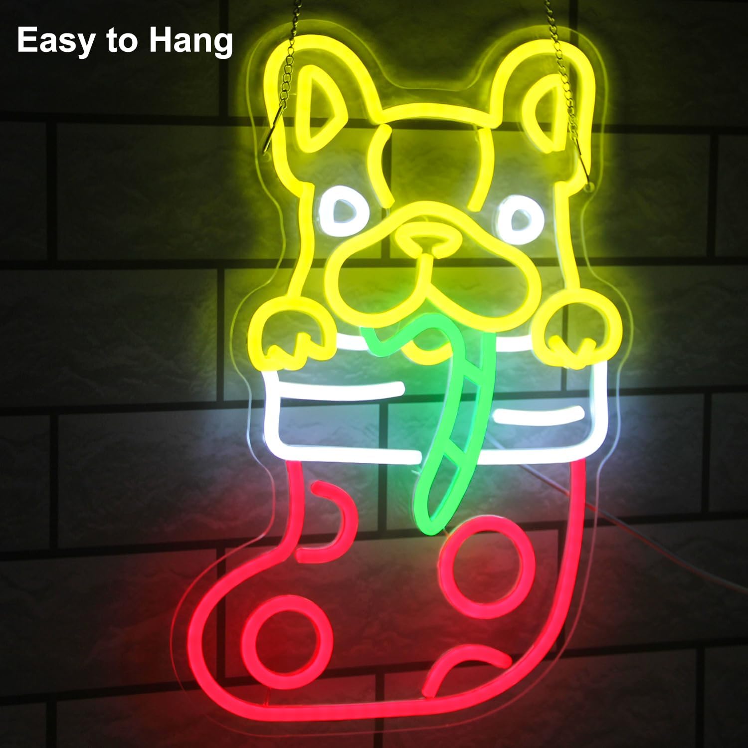 Lampu Neon LED berbentuk Anjin - Neon Sign Party ulasan dan harga
