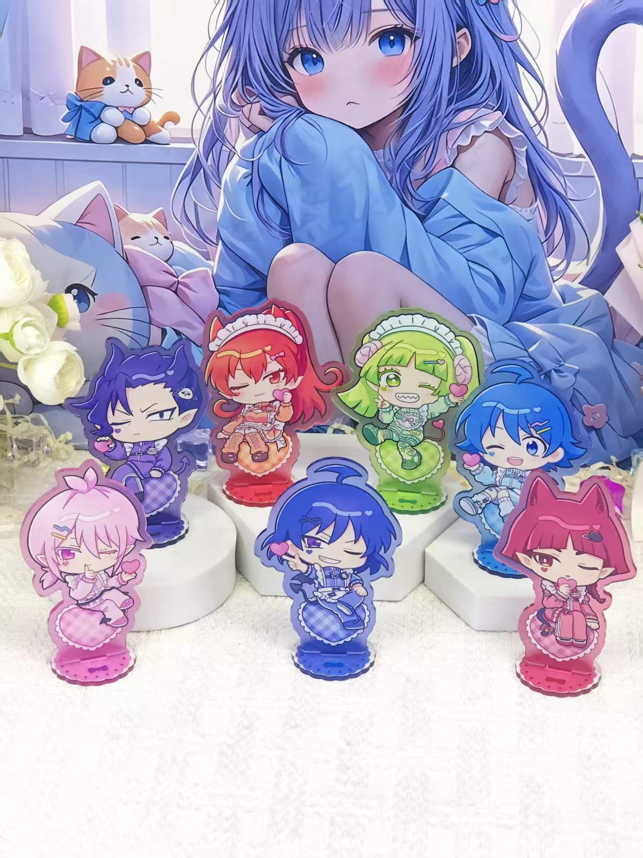Set Figur Akrilik Gaya Pelayan - Event Support ulasan dan harga